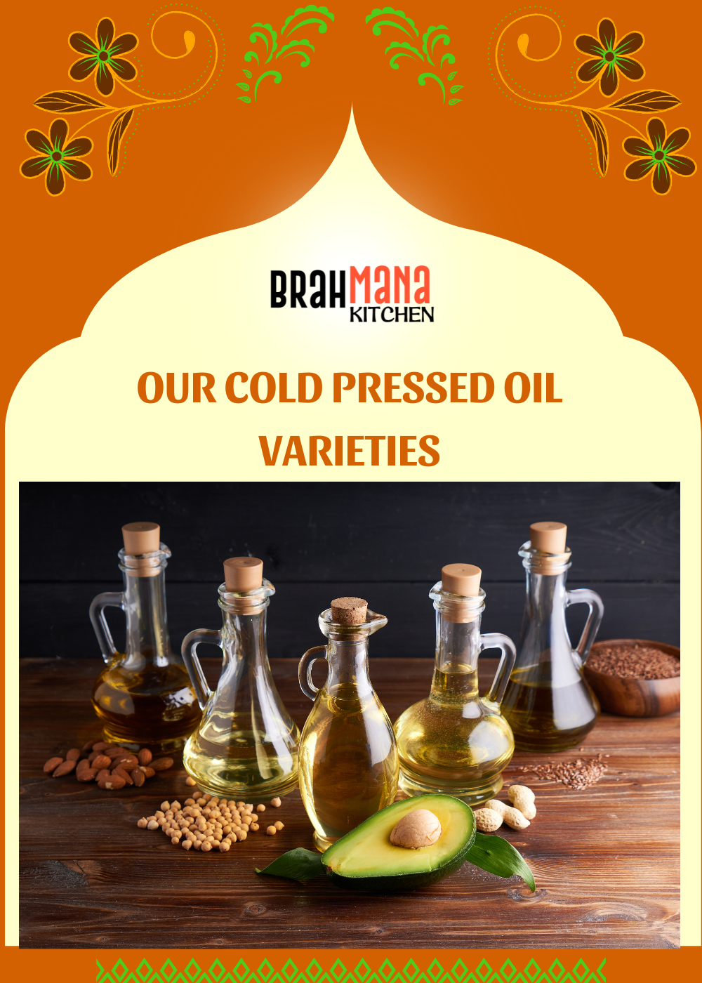 Our Cold Pressed Oil Varieties